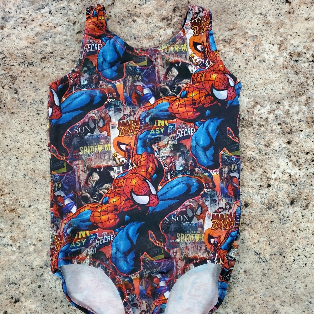 Gymnastics Dance Leotard Child Small Marvel SPIDER